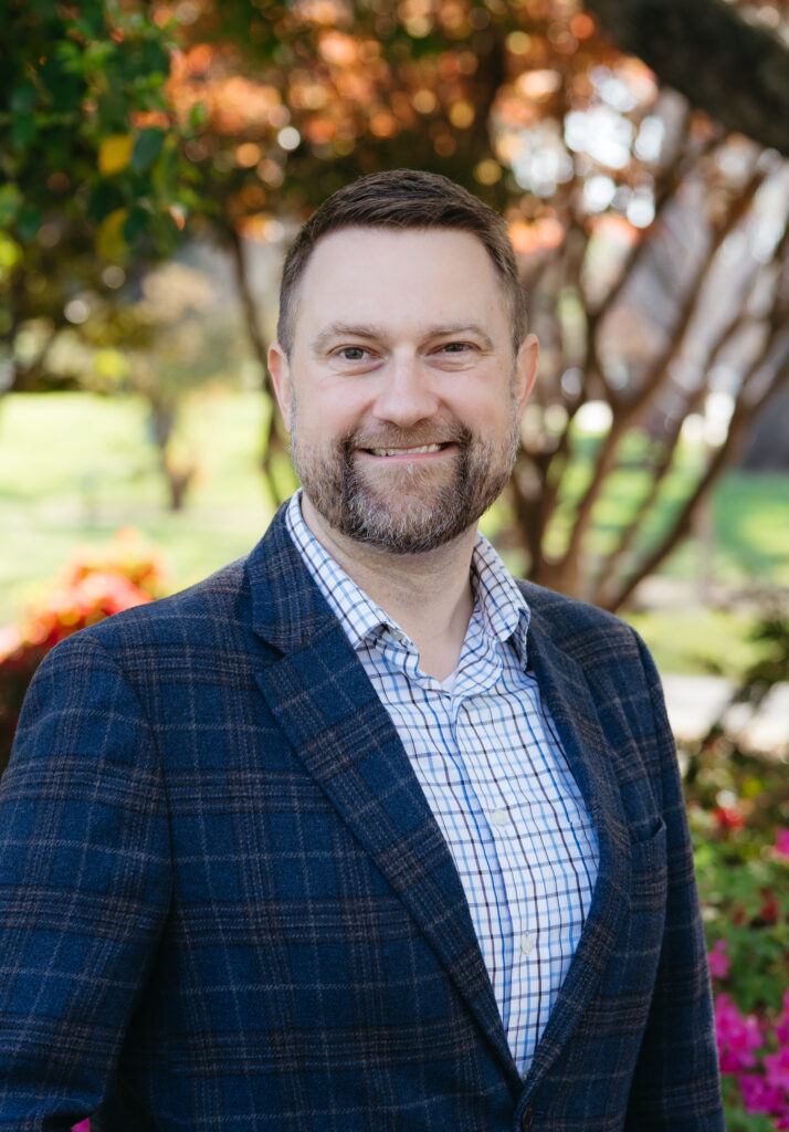 Jonathan R. Keller, President and CEO of California Family Council, smiling outdoors on the State Capitol grounds in Sacramento